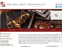 Tablet Screenshot of kirkandhuth.com
